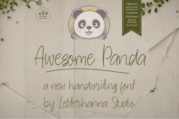 Awesome Panda: A Playful Handwriting Font That Delivers