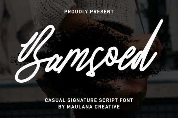 Bamsoed: A Thoughtful Script Font for Editorial Warmth