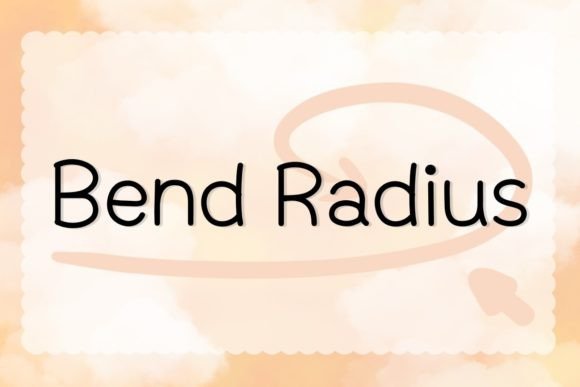 Bend Radius: A Friendly Handwritten Font for Real Small Businesses