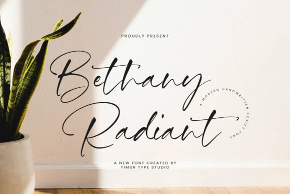Bethany Radiant: A Script Amp Font That Makes Your Headlines Feel Human