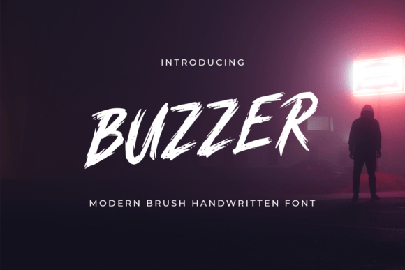 Buzzer: A High-Energy Script Font for Campaign Headlines