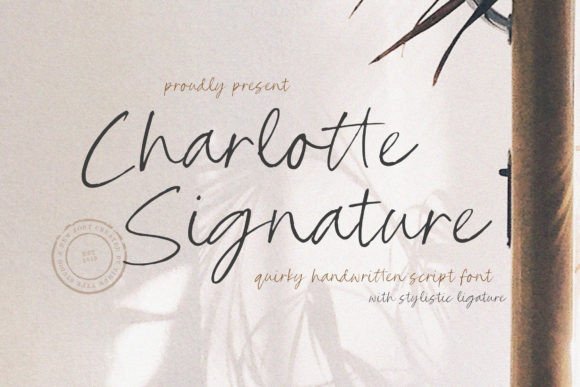 Charlotte Signature: A Playful Script Font for Editorial Charm