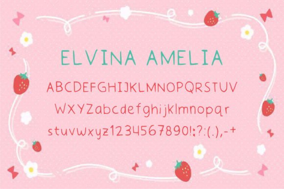Elvina Amelia: A Warm, Professional Handwritten Font for Small Businesses