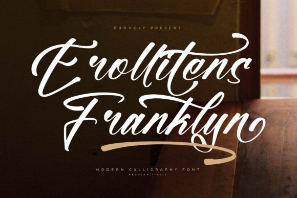 Erollitens Franklyn: A Sophisticated Script Font for Thoughtful Branding