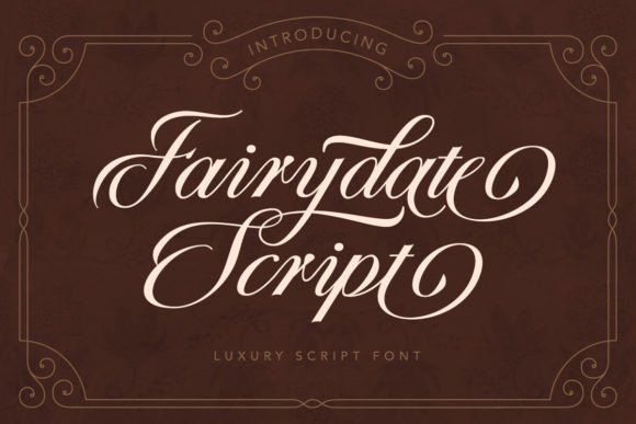 Fairydate: A Luxury Script Font That Elevates Real Brand Materials