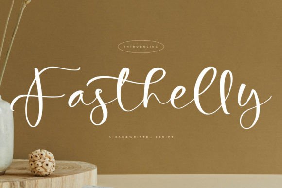 Fasthelly: A Luxury Script Font That Elevates Digital Branding