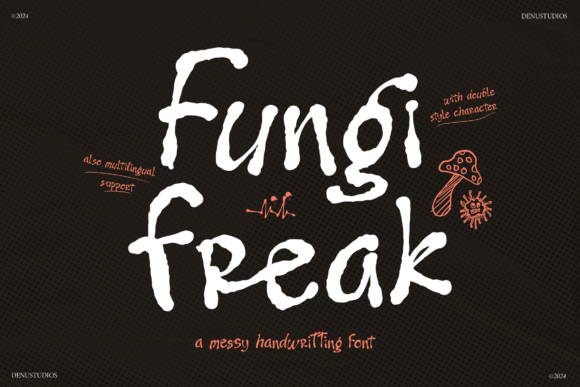 Fungi Freak: A Playful Handwritten Font That Adds Personality to Your Brand