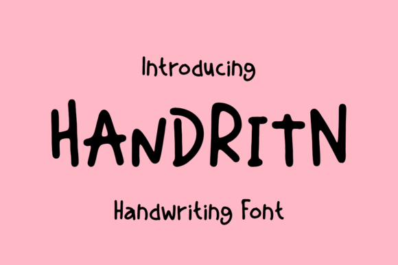 Handritn Font: A Handwritten Typeface That Feels Human, Not Hasty