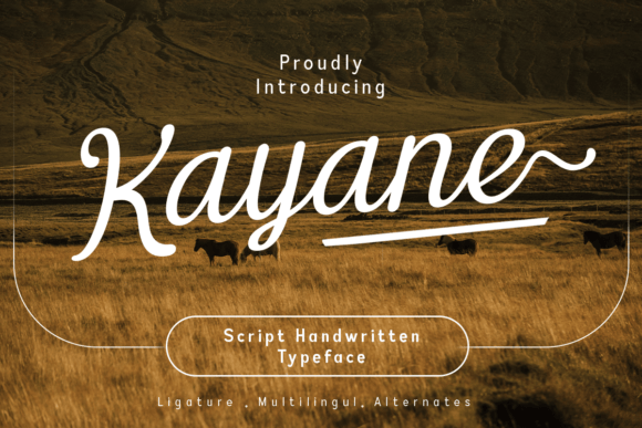 Kayane: A Premium Script Font That Elevates Real Small Business Branding