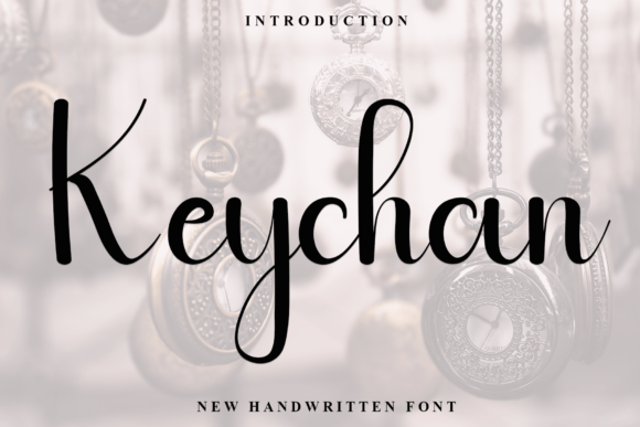 Keychan: An Elegant Script Font for Real Branding Projects