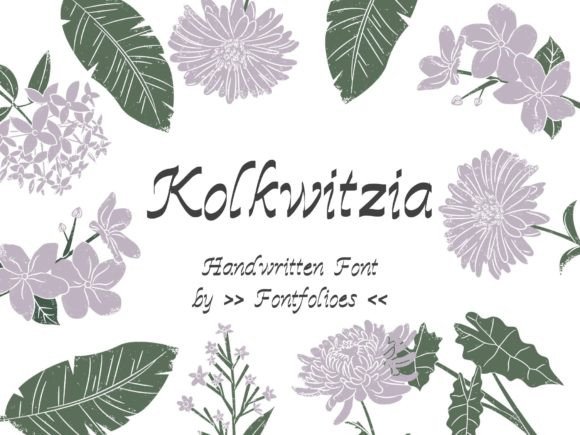 Kolkwitzia: A Script Amp Font That Elevates Motivational Campaigns