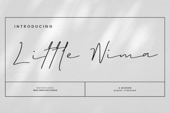 Little Nima: A Modern Script Font That Works in Real Campaigns