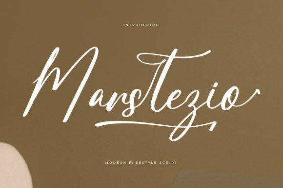 Marstezio: A Luxe Script Typeface for Digital Branding
