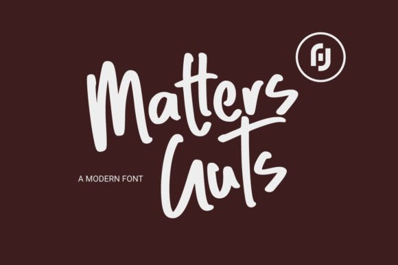 Matters Guts Font: A Bold Display Typeface for Digital Branding