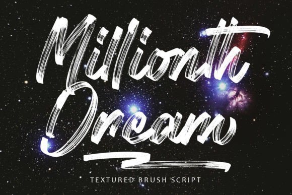 Millionth Dream: A Warm, Textured Script Font for Handmade Brands