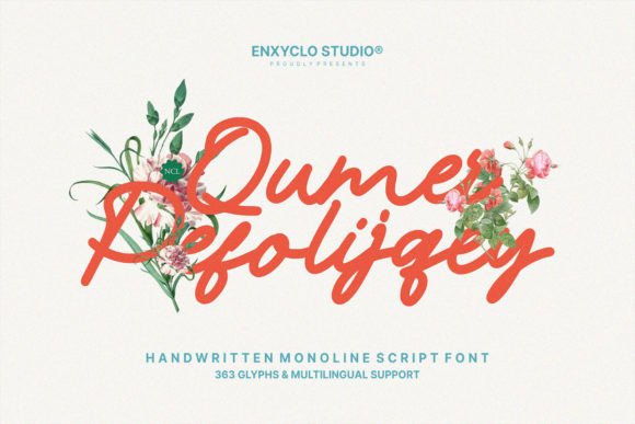 Qumer Pefolijqey: A Handwritten Script Font That Feels Like Home