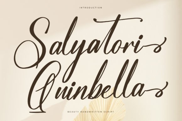 Salyatori Quinbella: A Premium Script Font for Strategic Brand Visuals