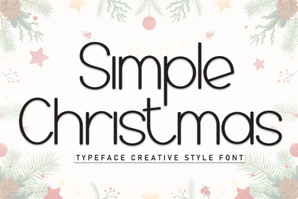 Simple Christmas Font: A Cheerful Handwritten Typeface for Real Branding