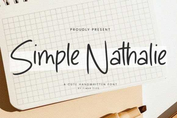 Simple Nathalie: A Handwritten Font That Feels Like a Smile