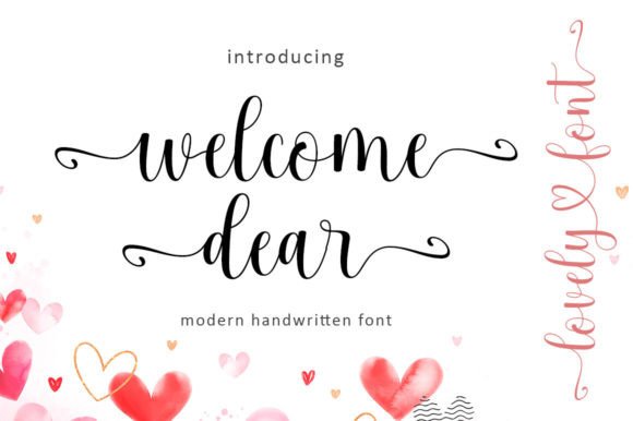Welcome Dear Font: A Warm, Professional Script for Small Businesses
